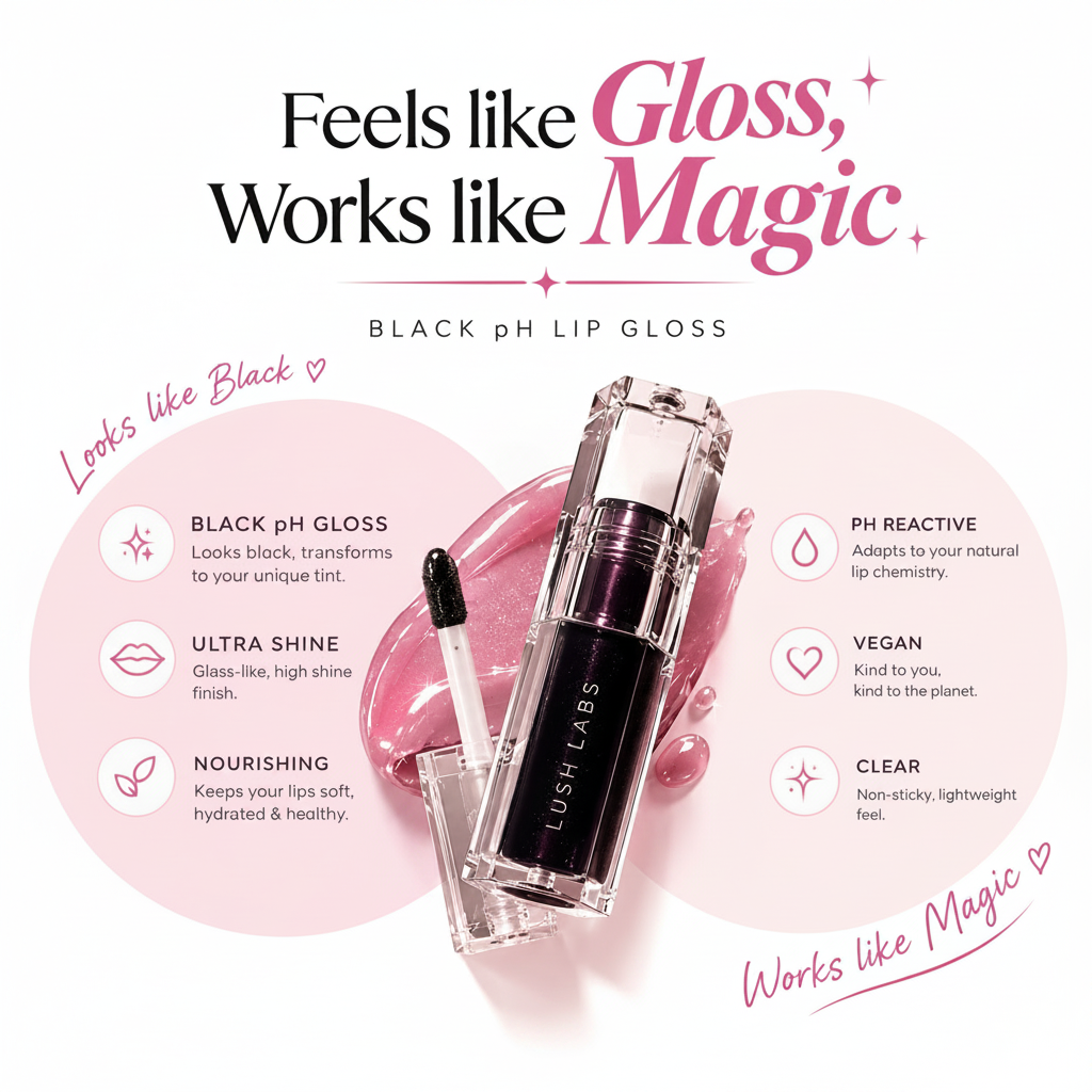 Black ph lip and cheek stain